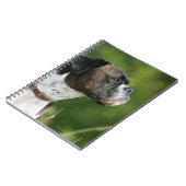 Carnet Profil de chien de boxeur (Côté gauche)