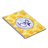 Carnet Profil de nom jaune (Côté Droit)