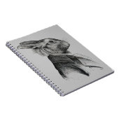 Carnet Profil de portrait de lapin (Côté Droit)