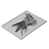 Carnet Profil de portrait de lapin (Côté gauche)