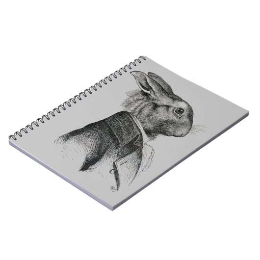 Carnet Profil de portrait de lapin (Côté gauche)