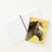 Carnet Profil du cheval beige (Intérieur)
