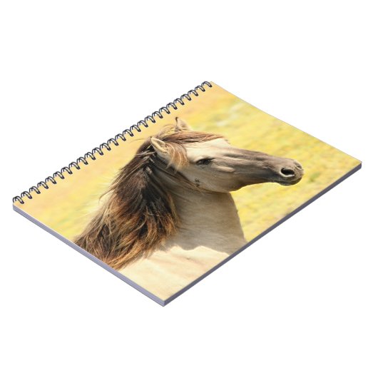 Carnet Profil du cheval beige (Côté gauche)
