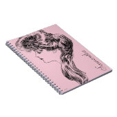 Carnet Profil d'une fille de Gibson, 1903 (Côté Droit)