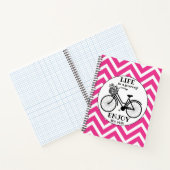 Carnet Profitez De La Promenade | Vélo Avec Fleurs Motiva (Intérieur)