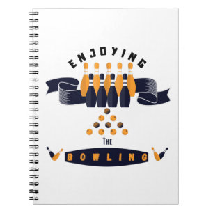 Carnet Profitez du bloc-notes Bowling