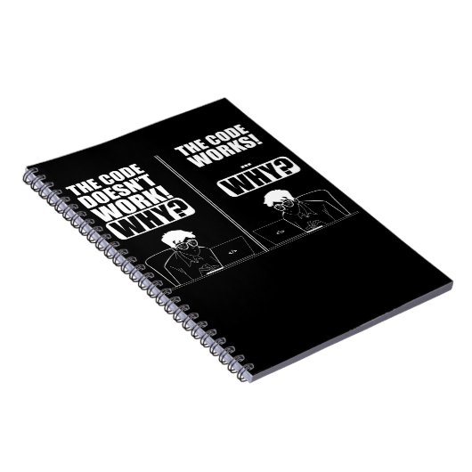 Carnet Programmateur amusant pour le Coding de l'ingénieu (Côté Droit)