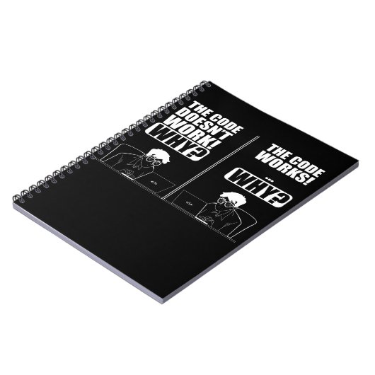 Carnet Programmateur amusant pour le Coding de l'ingénieu (Côté gauche)