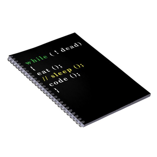 Carnet Programme Eat Code Sleep (Côté Droit)