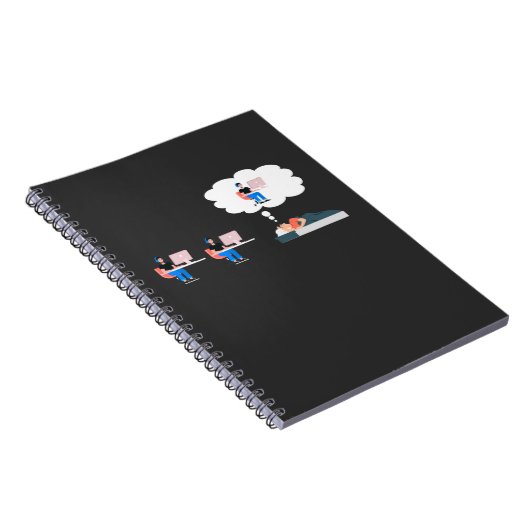 Carnet Programmer Life Informatique Informaticien Workaho (Côté Droit)
