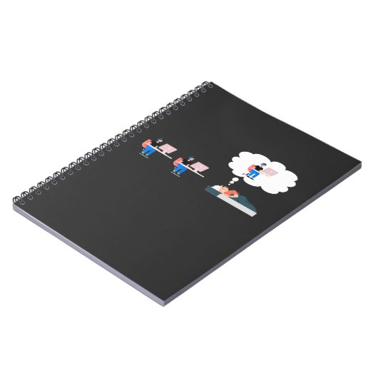 Carnet Programmer Life Informatique Informaticien Workaho (Côté gauche)