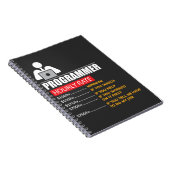 Carnet Programmeur de taux horaire - salaires drôles (Côté Droit)