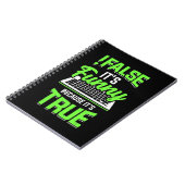 Carnet Programmeur Faux Il Est Drôle (Côté gauche)