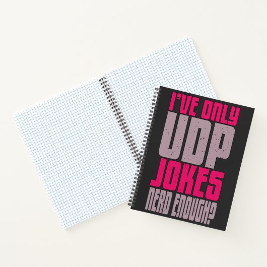 Carnet Programmeur informatique udp Joke (Intérieur)