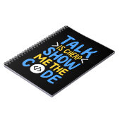 Carnet Programmeur Me Montre Le Code (Côté gauche)