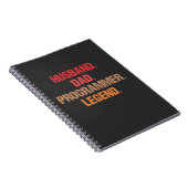Carnet Programmeur Papa IT Nerd Admin Coder père ordinate (Côté Droit)