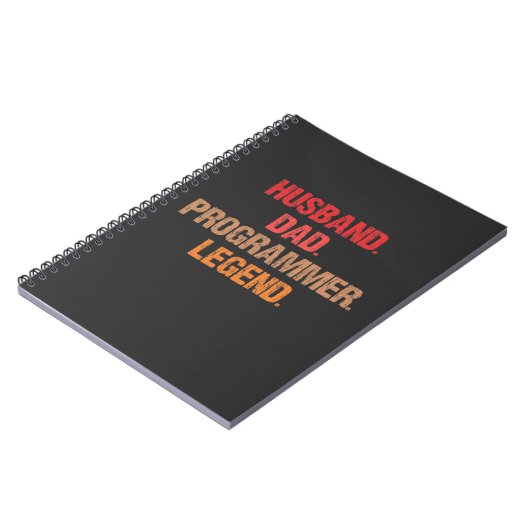 Carnet Programmeur Papa IT Nerd Admin Coder père ordinate (Côté gauche)