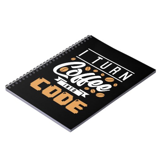 Carnet Programmeur Transformez Le Café En Code (Côté gauche)