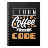 Carnet Programmeur Transformez Le Café En Code (Devant)