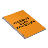 Carnet Progrès plutôt que perfection  (Côté Droit)