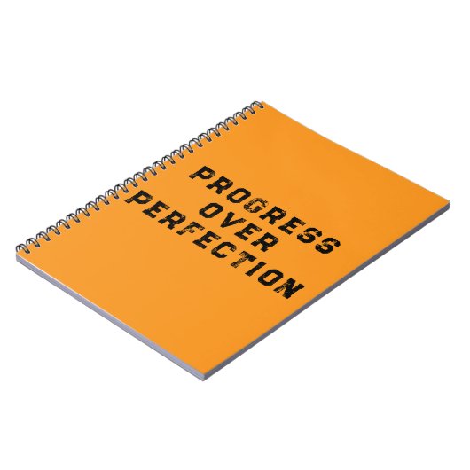 Carnet Progrès plutôt que perfection (Côté gauche)