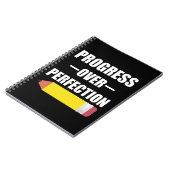 Carnet Progrès Plutôt que Perfection Retour à l'école Ens (Côté gauche)