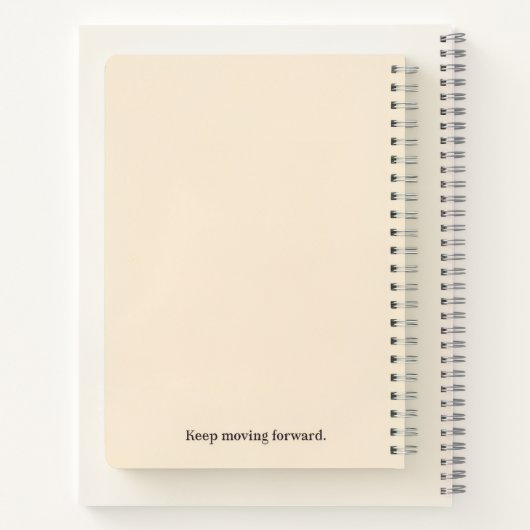 Carnet "Progrès sur la perfection" Spirale Motivationnell (Dos)