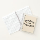 Carnet "Progrès sur la perfection" Spirale Motivationnell (Intérieur)