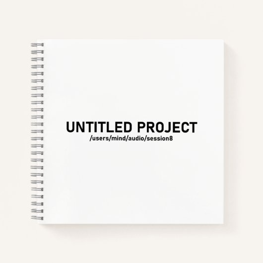 Carnet Projet sans titre - Session audio Glitch Tee V1 (Devant)
