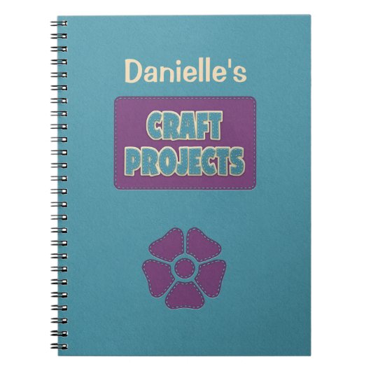 Carnet Projets artisanaux personnalisés (Devant)