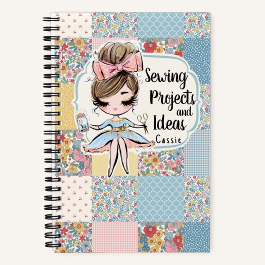 Carnet Projets de couture Idée Planification pour Seamstr (Recto)