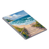 Carnet Promenade de l'Océan | Vagues de Plage Côtière (Côté Droit)