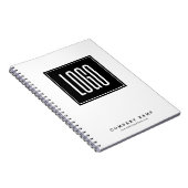 Carnet Promotion du logo d'entreprise personnalisé (Côté Droit)