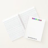 Carnet promotionnel du logo de l'entreprise person (Intérieur)