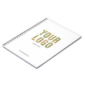 Carnet promotionnel du logo de l'entreprise sur me (Côté gauche)