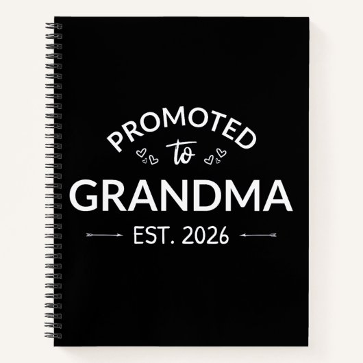 Carnet Promu À Grand-Mère Est. 2026 II (Devant)