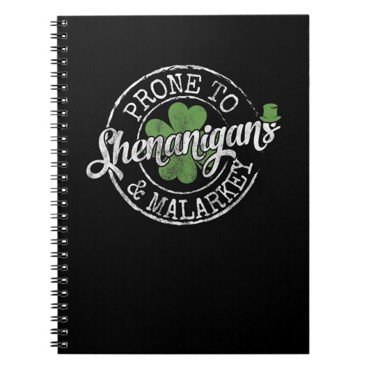 Carnet Prone To Shenanigans & Malarkey Fun Clochers St Pa (Devant)