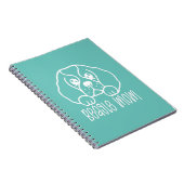 Carnet Propriétaire de chien beagle Maman / Amoureux des  (Côté Droit)