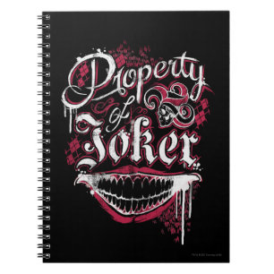Carnet Propriété du peloton de suicide de joker