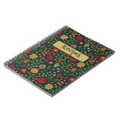 Carnet Protea Floral Block Imprimer Millefleur darnes (Côté gauche)