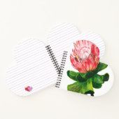Carnet Protéa rose, fleur de protéine royale, tropicale, (Intérieur)