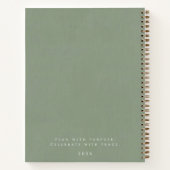 Carnet Protect Your Peace Sage Green Wedding Planner (Dos)
