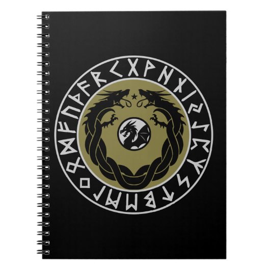 Carnet Protection de Rune Viking Dragon (Devant)