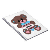 Carnet Protéger Trans Kids Pride Drapeau Teddy Bear (Côté Droit)