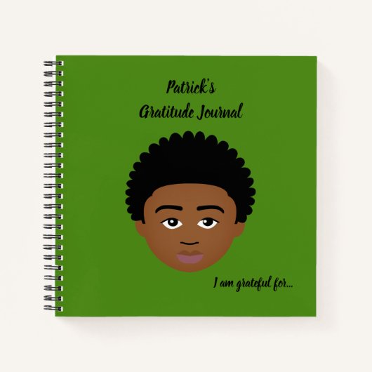 Carnet #Proud2BNaturalMe Journaux de Gratitude personnali (Devant)