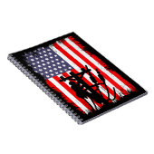 Carnet Proud American Lineman Patriotic Utility Worker (Côté Droit)
