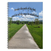 Carnet Proverbes 4:26 (Devant)