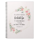 Carnet proverbios 31 25 Libreta con espiral (Devant)