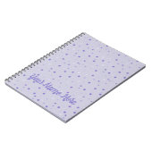 Carnet Prune de Sucre Violet (Côté gauche)