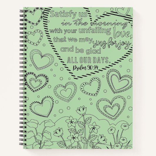 Carnet Psalm 90:14 (Devant)